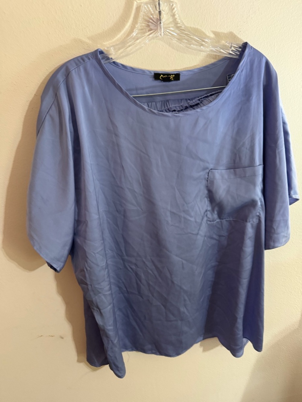 ODDI Lavender Satin Pajama Set with Shorts
